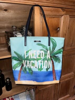 kate spade I NEED A VACATION Tote